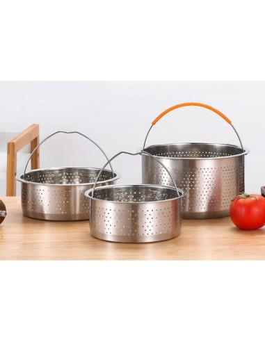 Cesta de Vapor Acero Inoxidable SZTNKSKJ 16.5 cm