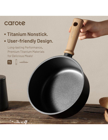 Cacerola Antiadherente CAROTE 2.0QT y 2.5QT con Tapa Cacerola Antiadherente CAROTE 2.0QT y 2.5QT con Tapa