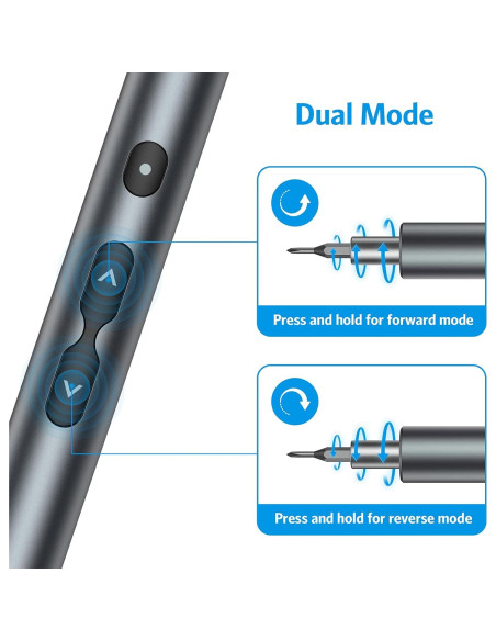 Destornillador Eléctrico AMIR 62 en 1 con 48 Puntas y Luz LED Destornillador Eléctrico AMIR 62 en 1 con 48 Puntas y Luz LED