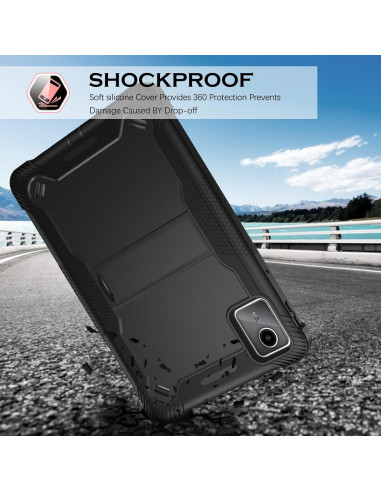 Funda YINLAI para Lenovo Tab M11 11" 2024 con Soporte Negro