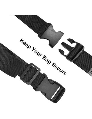 Correas de Equipaje ZYTONGMAO Ajustables 3 Piezas Nylon
