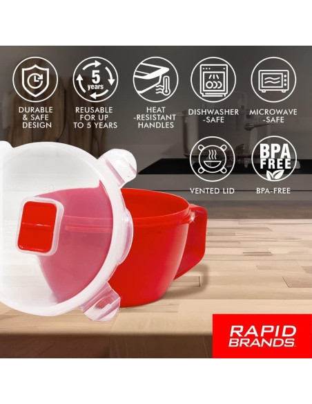 Taza de Sopa Rápida Rapid Brands 0.91 kg Microondas Taza de Sopa Rápida Rapid Brands 0.91 kg Microondas