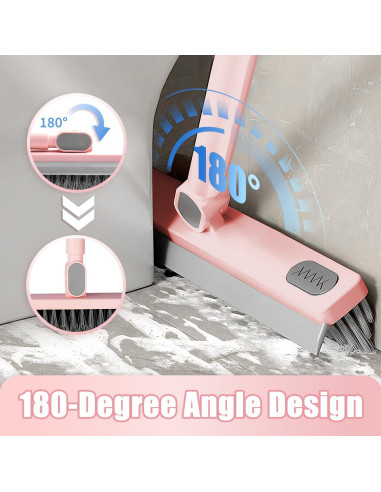 Cepillo de Suelo 2 en 1 Tikaa Atok Mango Telescópico 148,7 cm