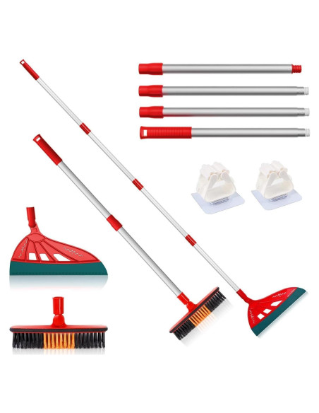 Escoba de Silicona BURFERLY Magic Air Rojo para Suelos Escoba de Silicona BURFERLY Magic Air Rojo para Suelos