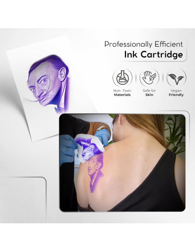 Cartucho de Tinta Chroma Tat2Skin para Plantillas de Tatuaje