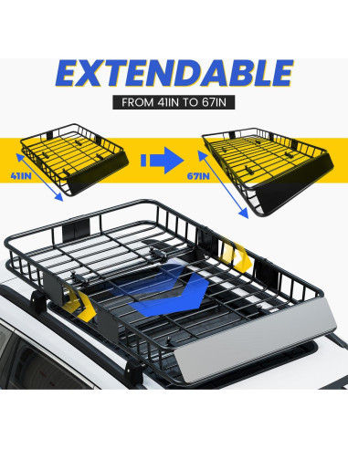 Transportador de Carga Techo ECOTRIC 170x96 cm 550 kg