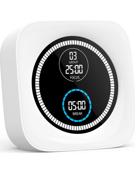 Temporizador Pomodoro HAUKINIX 99 Min Visual Ajustable Temporizador Pomodoro HAUKINIX 99 Min Visual Ajustable