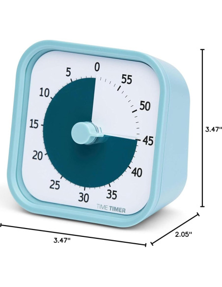 Temporizador Visual Time Timer MOD 60 Minutos Azul Temporizador Visual Time Timer MOD 60 Minutos Azul