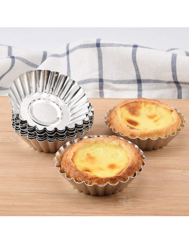 Moldes de Tartas Mini Miecux Redondos Antiadherentes 20 cm