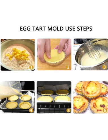 Moldes de Tartas Mini Miecux Redondos Antiadherentes 20 cm