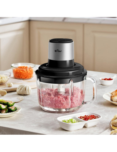 Procesador de Alimentos Bear QSJ-K03N5, 2L, 300W, 2 Velocidades