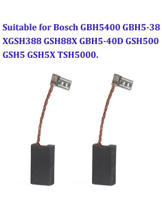 Juego de 8 Cepillos de Carbón FONYO para Bosch GBH5400 2
