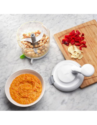 Procesador de Alimentos Manual OXO Good Grips 4 Tazas Acero Inoxidable