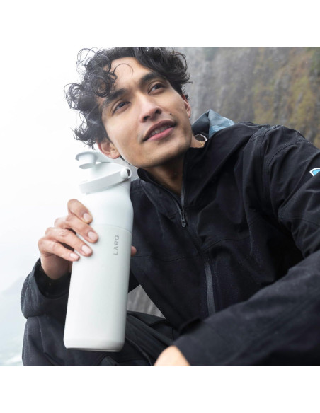 Botella LARQ Doble 23oz Reutilizable Blanco Lavanda Botella LARQ Doble 23oz Reutilizable Blanco Lavanda