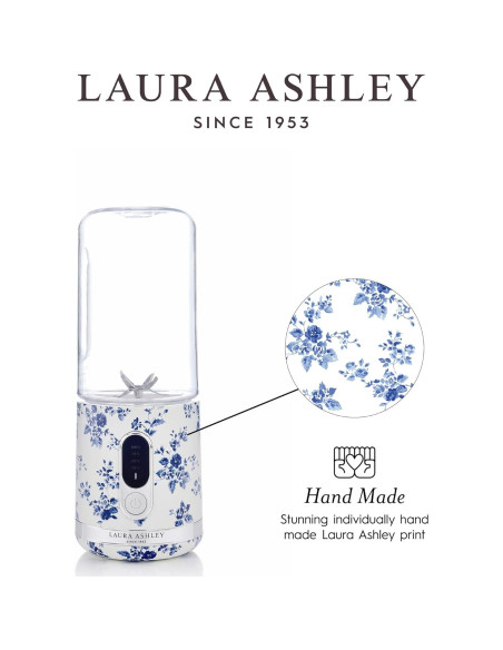 Mezclador Portátil Laura Ashley VQ China Rose 450ml USB Mezclador Portátil Laura Ashley VQ China Rose 450ml USB