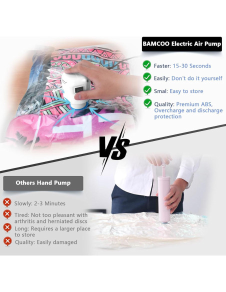 Bomba Eléctrica Portátil BAMCOO para Bolsas al Vacío Bomba Eléctrica Portátil BAMCOO para Bolsas al Vacío