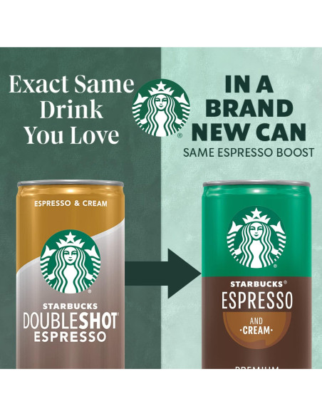 Café Espresso y Crema Starbucks 6.5 oz Pack de 12 Café Espresso y Crema Starbucks 6.5 oz Pack de 12