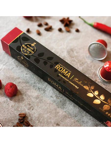 Paquete de 100 Cápsulas de Café Real Coffee Nespresso Paquete de 100 Cápsulas de Café Real Coffee Nespresso