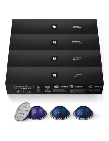 Cápsulas Nespresso Vertuo 40 Variedad Espresso Bold