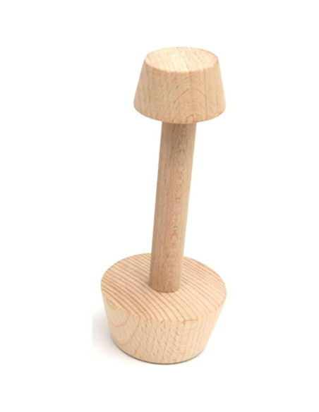 Prensador de Tarta de Huevo de Madera Doble Cara 50g