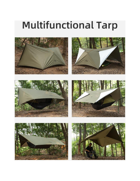 Tarp Impermeable Travel Bird 4.27x2.74m para Camping Tarp Impermeable Travel Bird 4.27x2.74m para Camping