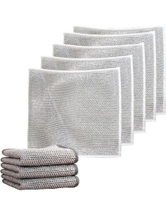 Trapos de Lavado de Platos Ohraina 5 Paquete Reutilizables 2