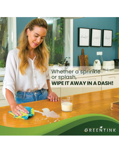 Juego de Paños de Cocina Ecológicos GREENTINK 10 Pk 30,48 cm