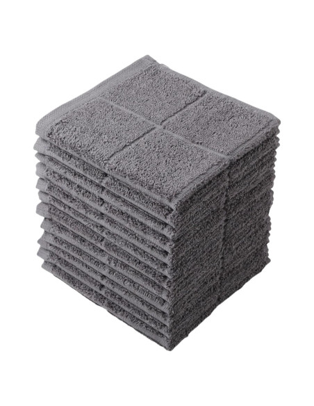 Paños de Cocina Glynniss 100% Algodón 12 Piezas Gris Paños de Cocina Glynniss 100% Algodón 12 Piezas Gris