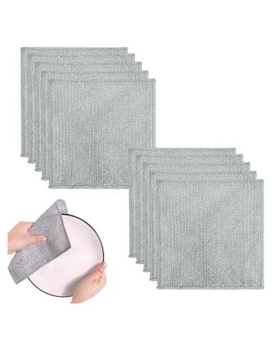 Trapos de Lavado de Platos Multifuncionales Yolistar 10PCS