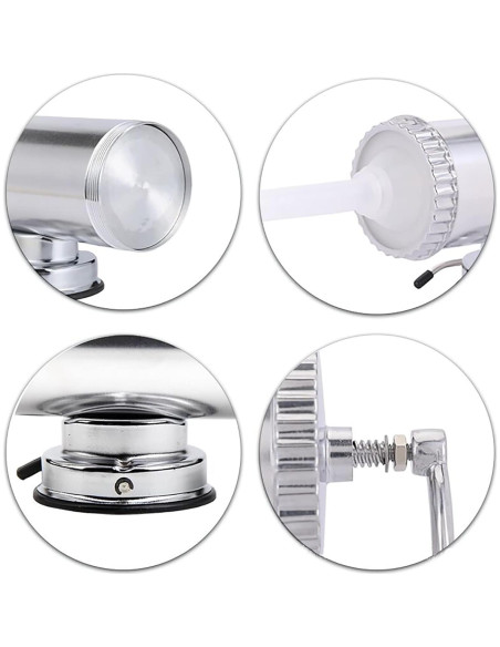 Rellenador de Salchichas Kucoolou 0,99 kg Manual Aluminio Rellenador de Salchichas Kucoolou 0,99 kg Manual Aluminio