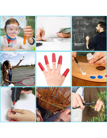 Protectores de Dedos de Silicona HJYuan 24 Pcs Multiusos Protectores de Dedos de Silicona HJYuan 24 Pcs Multiusos