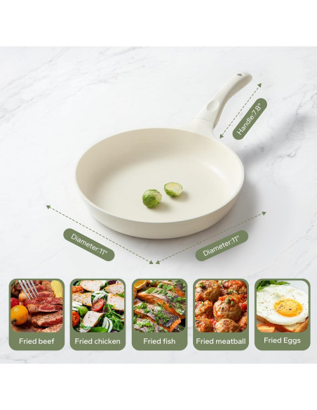 Sartén Antiadherente Redchef Cerámica 20-30 cm Libre de PFOA Sartén Antiadherente Redchef Cerámica 20-30 cm Libre de PFOA