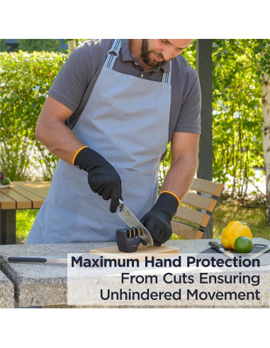 Guantes Deiss PRO Anticorte Grado Alimenticio XL - Protección Nivel 5