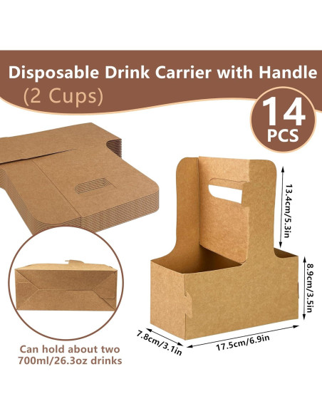 Portador de Bebidas Desechable MUMULULU 14 Piezas 1,69 L Portador de Bebidas Desechable MUMULULU 14 Piezas 1,69 L