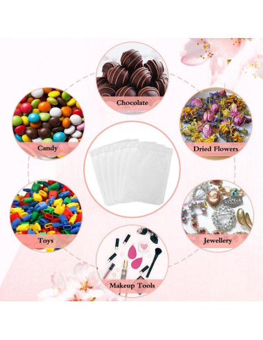 Bolsas de Organza 50 Pcs 12,7 x 17,8 cm Diueoly
