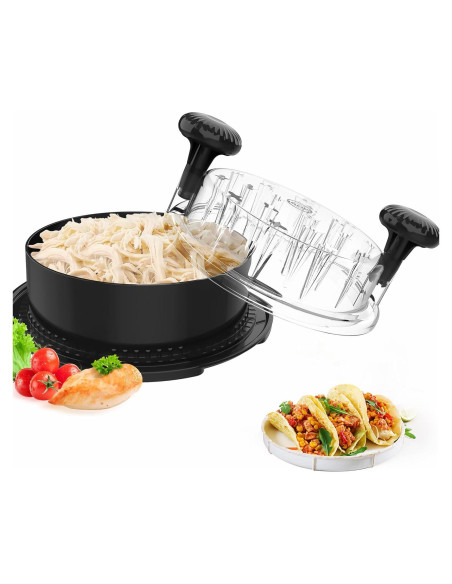 Desmenuzador de Pollo Eoaod Pro 2025 Antideslizante 25cm Desmenuzador de Pollo Eoaod Pro 2025 Antideslizante 25cm