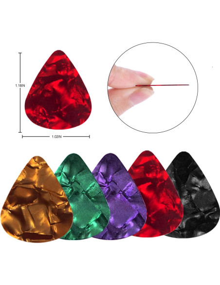 35 Piezas Protectores de Dedo de Silicona para Guitarra 35 Piezas Protectores de Dedo de Silicona para Guitarra