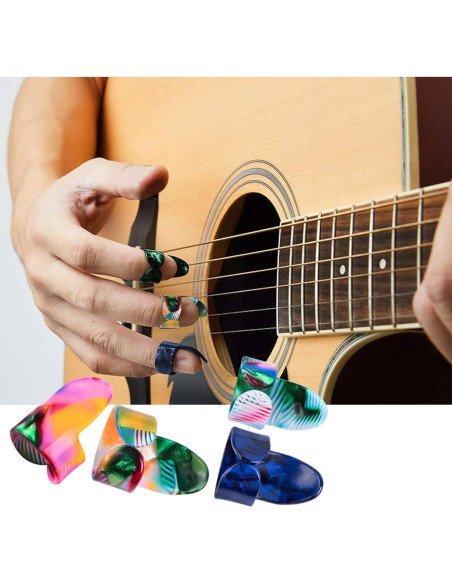 35 Piezas Protectores de Dedo de Silicona para Guitarra 35 Piezas Protectores de Dedo de Silicona para Guitarra