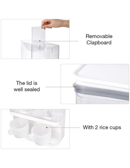 Dispensador de detergente Conwomin blanco 3000 ml pared Dispensador de detergente Conwomin blanco 3000 ml pared