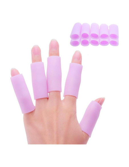 Protector de Dedos de Silicona Povihome 10 Unidades Morado Protector de Dedos de Silicona Povihome 10 Unidades Morado