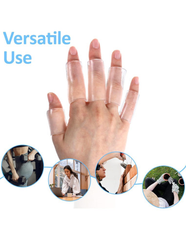 20 Protectores de Dedo de Silicona ValueBargain 1.78 cm