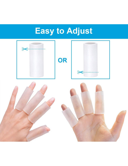 Fundas para Dedos de Silicona Sumifun 8PCS para Artritis Fundas para Dedos de Silicona Sumifun 8PCS para Artritis