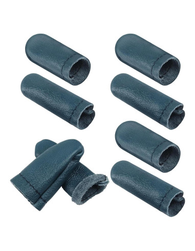 Protector de Dedo de Cuero Pretwad - 4 Pares para Tejer