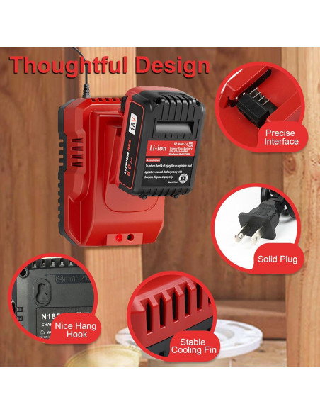 Pack 2 Baterías 6.0Ah 18V y Cargador Milwaukee M-18 Pack 2 Baterías 6.0Ah 18V y Cargador Milwaukee M-18