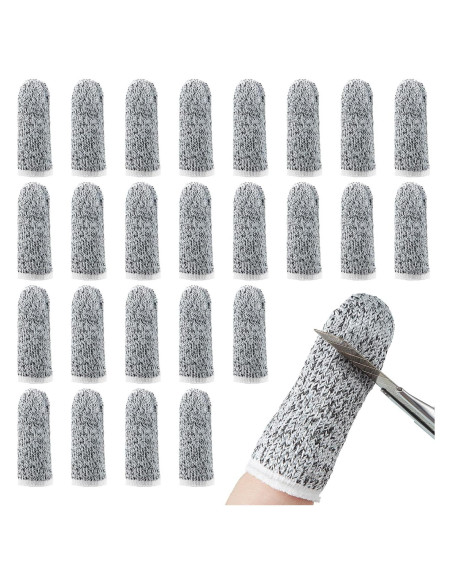 20 Protectores de Dedos Resistentes a Cortes Honoson 20 Protectores de Dedos Resistentes a Cortes Honoson