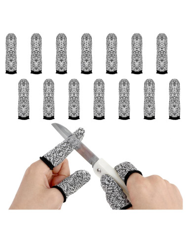 14 Cubiertas para Dedos Ymapinc Anti-Corte 7.2x2.7cm
