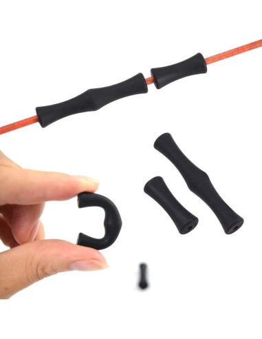 Guardia de Dedo Archery World para Cuerda de Arco Negro