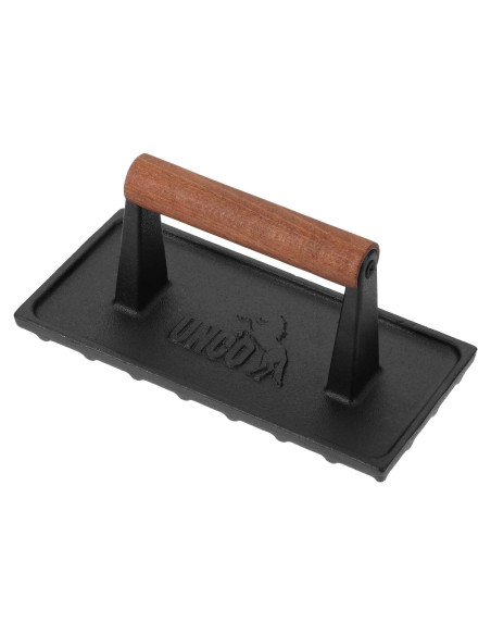 Prensa de Parrilla Hierro Fundido UNCO 22 x 10 cm Prensa de Parrilla Hierro Fundido UNCO 22 x 10 cm