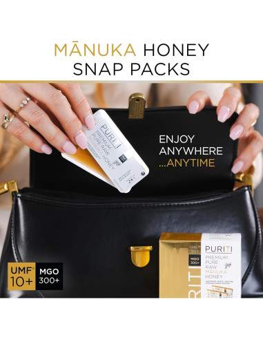 Miel Cruda Manuka Puriti UMF 10+ 21 Paquetes de 5g - Nueva Zelanda