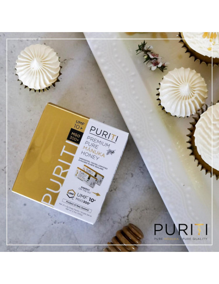Miel Cruda Manuka Puriti UMF 10+ 21 Paquetes de 5g - Nueva Zelanda Miel Cruda Manuka Puriti UMF 10+ 21 Paquetes de 5g - Nueva Zelanda